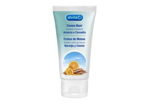 Alvita crema mani arancia e cannella 100ml