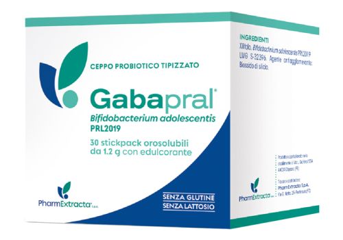 Gabapral integratore per il benesssere intestinale 30 stickpack orosolubili