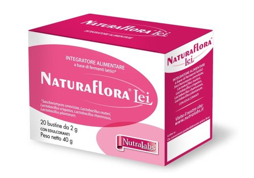 Naturaflora Lei integratore per l'equilibrio della flora intestinale 20 bustine