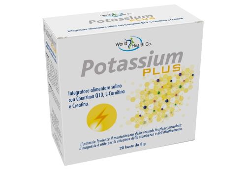 Potassium Plus integratore per il sistema muscolare 20 bustine
