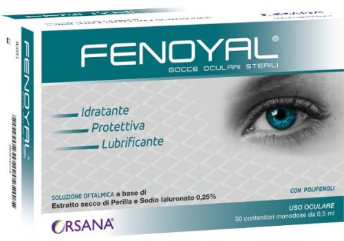 Fenoyal gocce oculari idratanti e lubrificanti 30 contenitori monodose 0,5ml