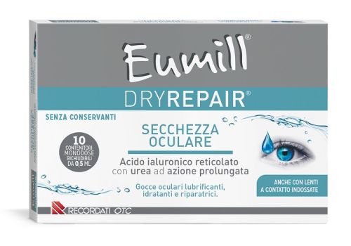 EUMILL DRYREPAIR SECCHEZZA OCULARE 10CONTENITORI MONODOSE X 0.5ML
