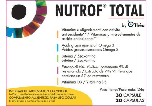 Nutrof Total  integratore per la funzione visiva 30 capsule