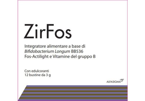 Zir Fos integratore per il benessere intestinale 12 bustine