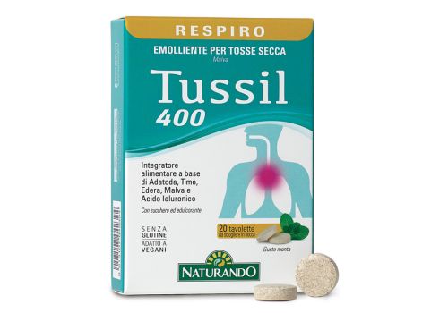 Tussil 400 integratore per tosse secca 20 compresse