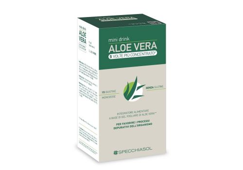 Aloe Vera mini drink concentrato 15 bustine10ml