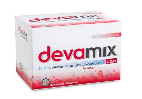 Devamix integratore di probiotici vivi microincapsulati 20 stick orosolubili