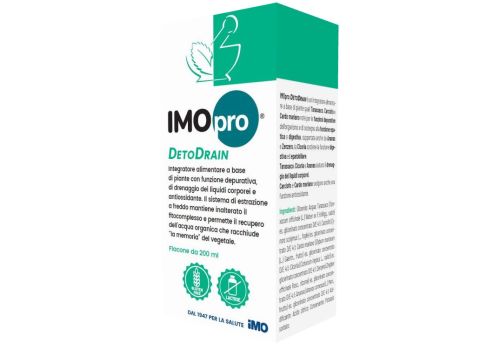 Imopro Detodrain integratore drenante e depurativo soluzione orale 200ml
