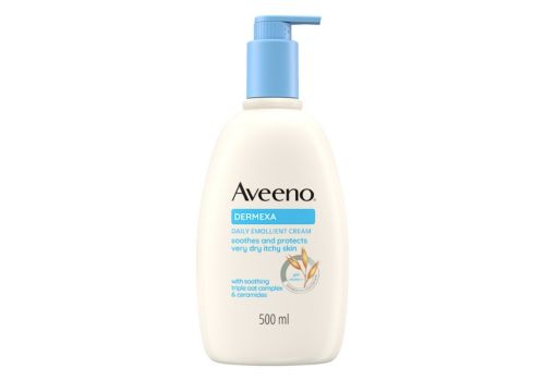Aveeno Dermexa crema emolliente per pelle secca atendenza atopica 500ml