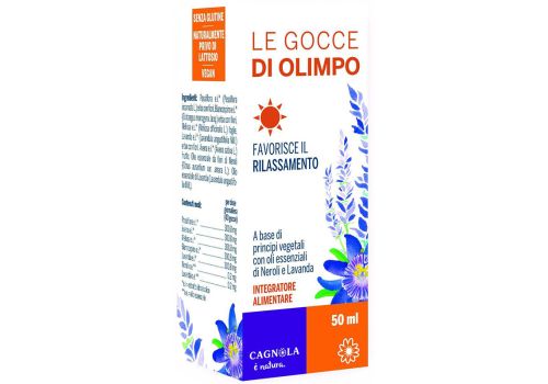 Le gocce di Olimpo integratore che favorisce il rilassamento 50ml