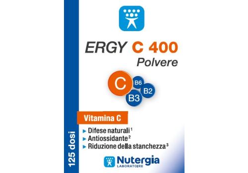 Ergy C 400 integratore di vitamina C polvere orale 125 grammi