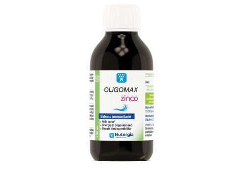 Oligomax Zinco integratore per la pelle e il sistema immunitario soluzione orale 150ml