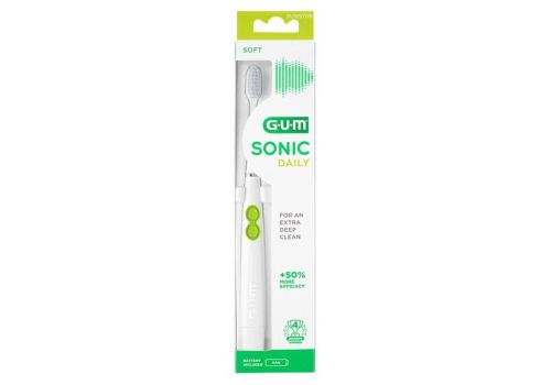 Gum Sonic Daily spazzolino elettrico Soft White 1 pezzo