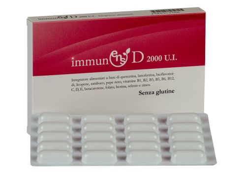 Immunens d 2000 ui integratore vitamine e minerali 20 capsule