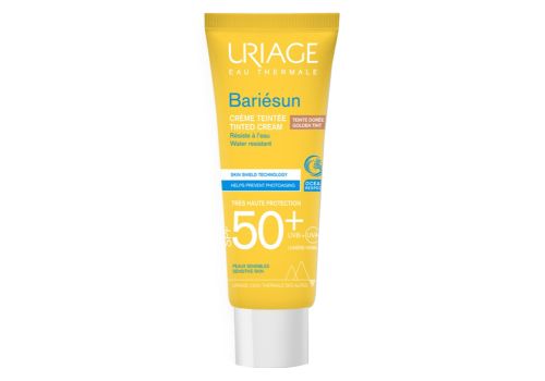 Uriage Bariésun spf50+ crema solare colorata tonalità doree 50ml