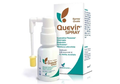 Quevir trattamento per il mal di gola spray orale 20ml