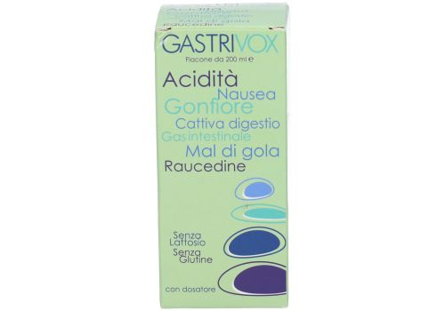Gastrivox integratore per l'apparato digerente soluzione orale 200ml