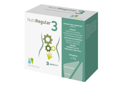 Nutriregular 3 integratore per la regolarità intestinale 28 bustine