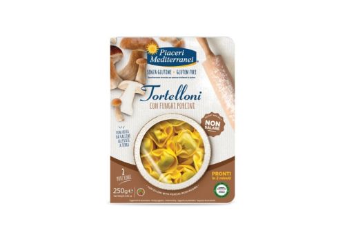 Piaceri Mediterranei tortelloni con funghi porcini senza glutine 250 grammi