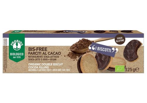 Probios Bis Free biscotti farciti al cacao senza glutine 125 grammi