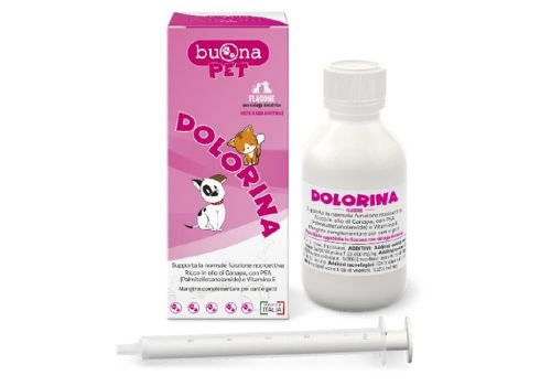 Dolorina mangime complementare per la funzione nocicettiva di cani e gatti pasta fluida appetibile 90 grammi