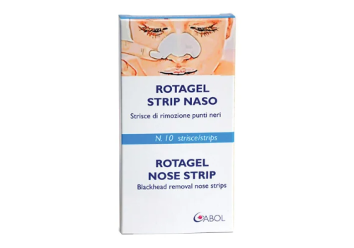 Rotagel strip naso per la rimozione dei punti neri 10 pezzi