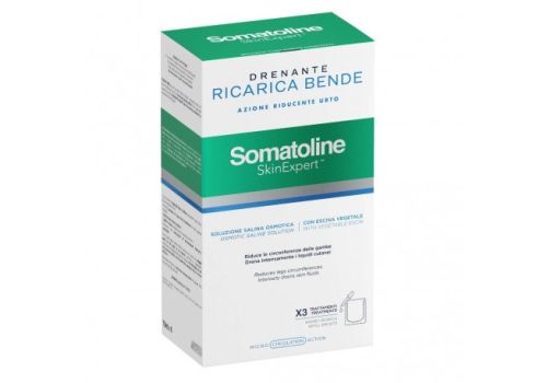 Somatoline Skin Expert drenante Ricarica Bende azione riducente urto ricarica bende 3 trattamenti 6 sacchetti