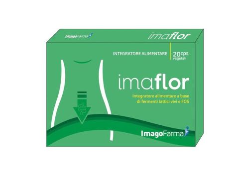Imaflor integratore per il benessere intestinale 20 capsule vegetali