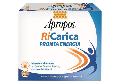 APROPOS RICARICA PRONTA ENERGIA 12 BUSTINE SOLUBILI