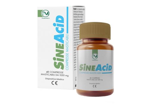 Sineacid dispositivo medico per il trattamento del reflusso gastro-esofageo 45 compresse masticabili