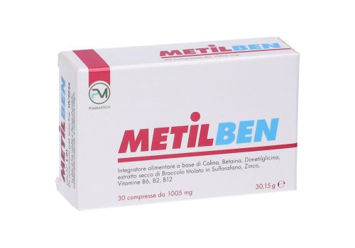 Metilben integratore per l'iperomocisteinemia 30 compresse