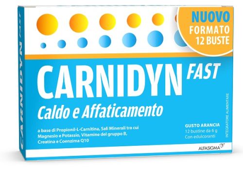 CARNIDYN FAST CALDO E AFFATICAMENTO 12 BUSTINE