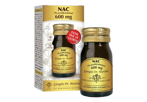 NAC N-Acetil cisteina integratore per le vie respiratorie 75 pastiglie