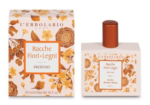L'Erbolario bacche fiori e legni profumo unisex natural spray 50ml
