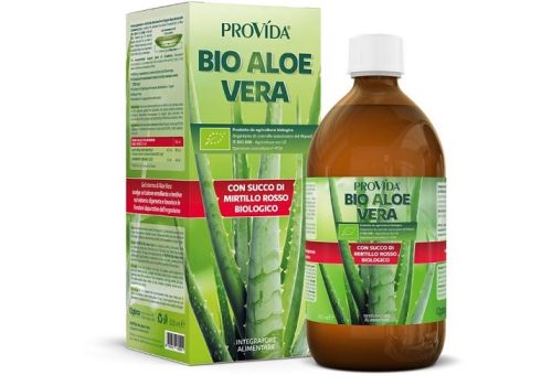 Provida bio aloe con mirtillo integratore per la depurazione con succo di aloe e mirtillo 500ml