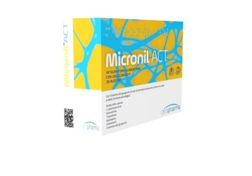 Micronil Act integratore per il benessere del sistema nervoso 30 bustine