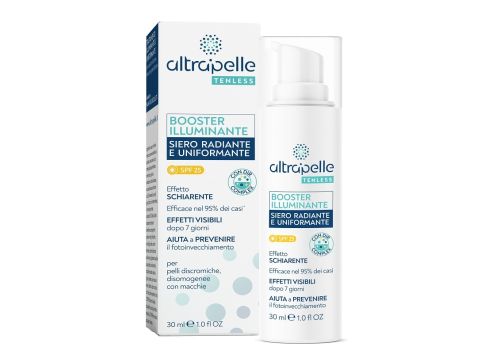 Altrapelle Tenless Booster Illuminante siero viso radiante uniformante per pelle con macchie 30ml