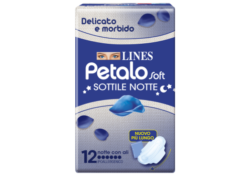 LINES PETALO SOFT NOTTE 12PZ