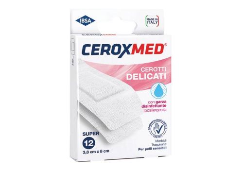 Ceroxmed cerotti delicati super 12 pezzi