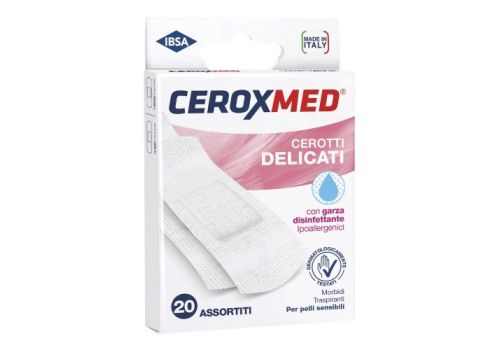 Ceroxmed cerotti delicati assortiti 20 pezzi
