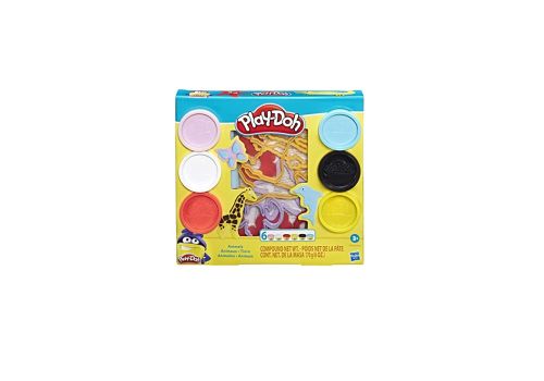 Hasbro Play-Doh forme divertenti animali plastilina colori assortiti 6 vasetti