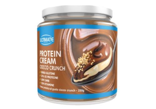 Protein Cream ciocco crunch crema proteica spalmabile alla nocciola 250 grammi
