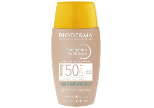 Bioderma Photoderm nude touch mineral spf 50+ dorée crema solare protettiva per il viso 40ml