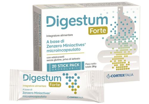 Digestum Forte integratore per il sistema digerente 20 stick pack orosolubili