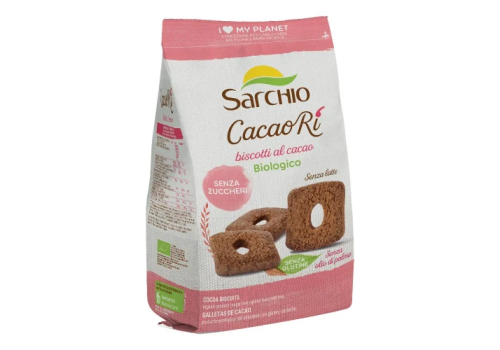 Sarchio Cacaorì al cacao biollogico senza glutine 200 grammi