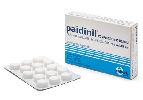 Paidinil alimento gusto fragola per il benessere del sistema nervoso 30 compresse masticabili