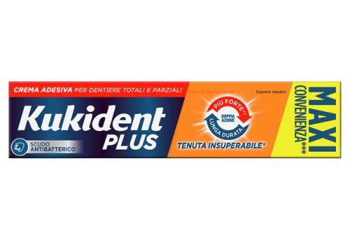 KUKIDENT PLUS DOPPIA AZIONE CREMA ADESIVA 65G