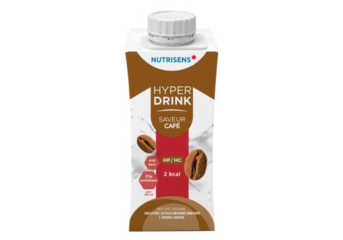 Hyperdrink 2kcal bevanda nutrizionale gusto caffè ad alta densità calorica 4 x 200ml