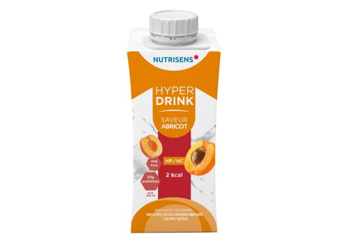 Hyperdrink 2kcal bevanda nutrizionale gusto albicocca ad alta densità calorica 4 x 200ml