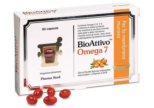 Bioattivo Omega 7 integratore per la membrana mucosa 60 capsule